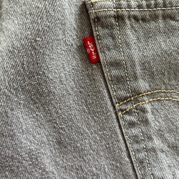 Levi 501's Button fly Gray W44 x L32 - Picture 3 of 13